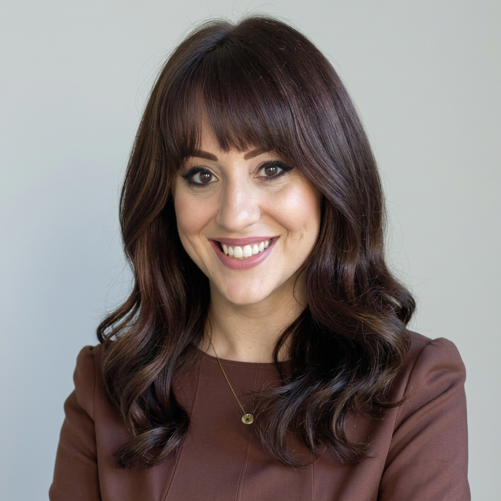 Elyse Hamilton, founder of PeriSlayer, smiling headshot